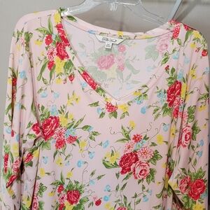 The Pioneer Woman Pink Floral Blouse